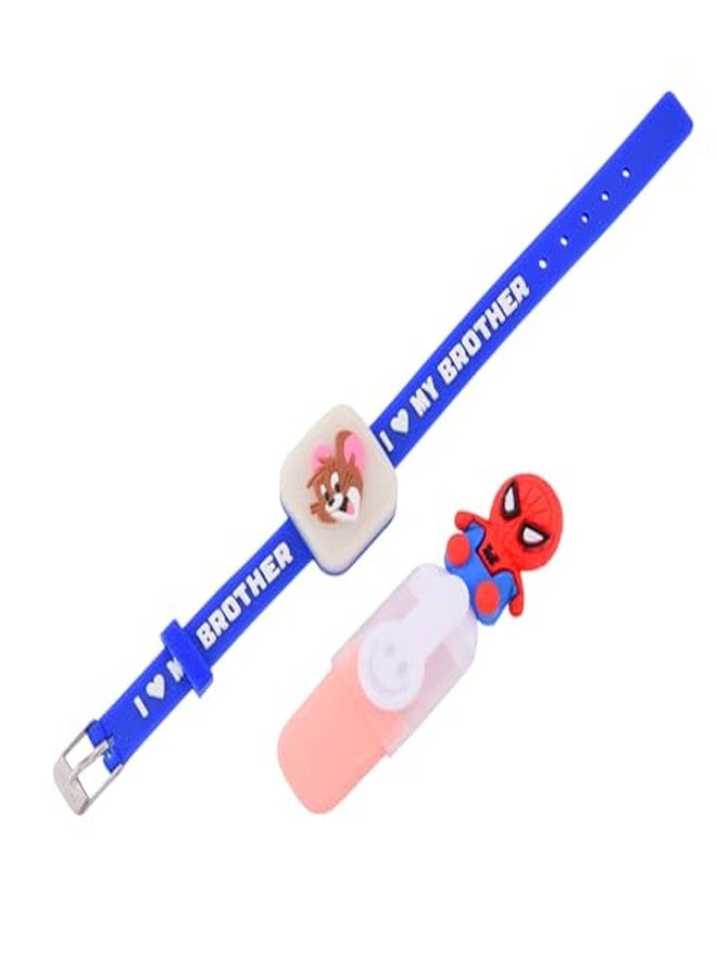 ascension Kids Rakhi for Girls Boys Brother Raksha Bandhan Bhaiya Childrens Band Bracelet with Highlighter Gift & Roli Tilak (RK599) - Image 3
